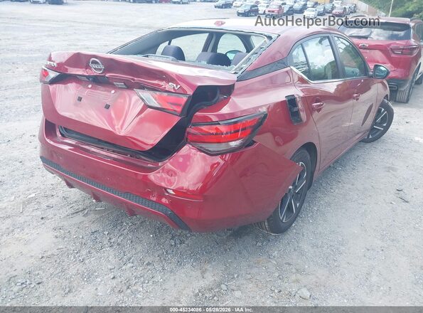 3N1AB8CVXRY290161 2024 NISSAN SENTRA Красный Задняя правая четверть