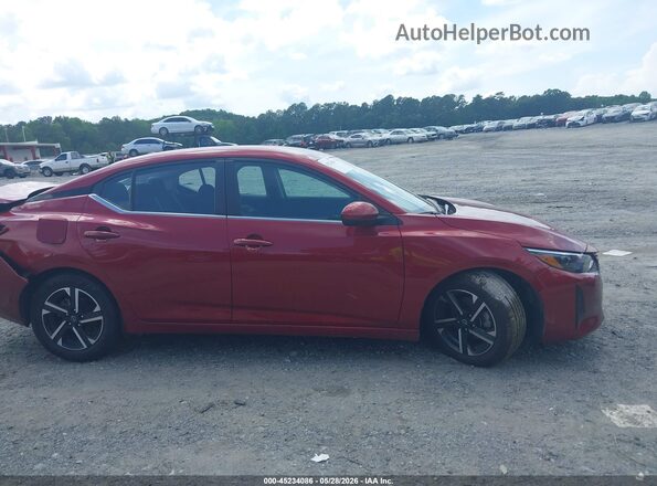 3N1AB8CVXRY290161 2024 NISSAN SENTRA Красный Вид задней части салона