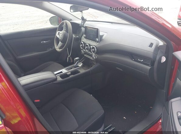 3N1AB8CVXRY290161 2024 NISSAN SENTRA Красный Вид салона спереди