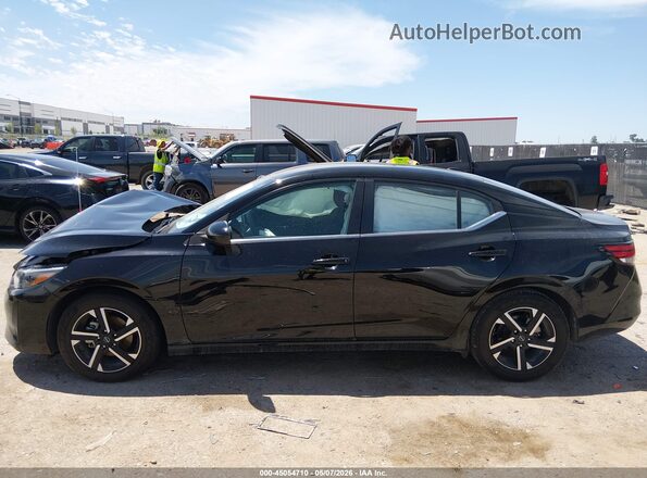 3N1AB8CVXRY339875 2024 NISSAN SENTRA Black Widok wnętrza 360 stopni