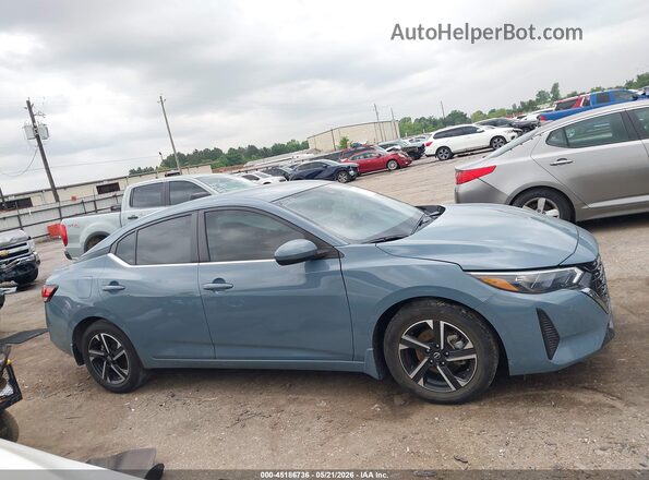 3N1AB8CVXRY388753 2024 NISSAN SENTRA Blue Вид задньої частини салону