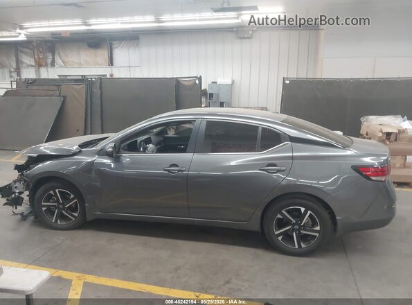 3N1AB8CVXSY213263 2025 NISSAN SENTRA Gray Սալոնի 360 աստիճան տեսք