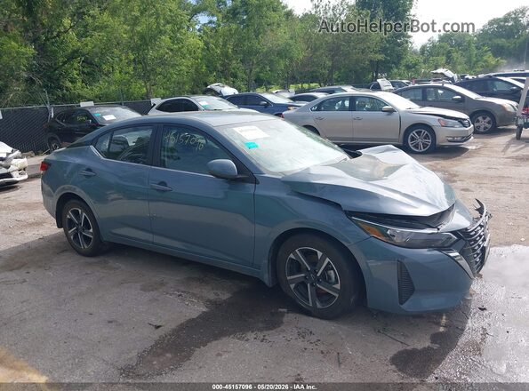 3N1AB8CVXSY252127 2025 NISSAN SENTRA Gray Widok wnętrza z tyłu