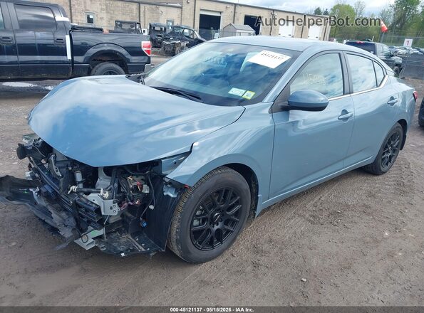 3N1AB8CVXSY252399 2025 NISSAN SENTRA Blue Vista tres cuartos delantera izquierda