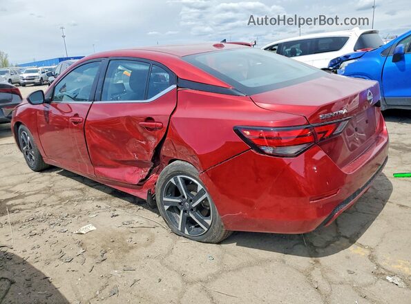 3N1AB8CVXSY287833 2025 NISSAN SENTRA Red უკანა მარცხენა