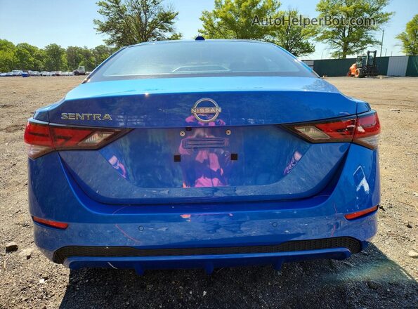 3N1AB8CVXSY291798 2025 NISSAN SENTRA Blue Rear view