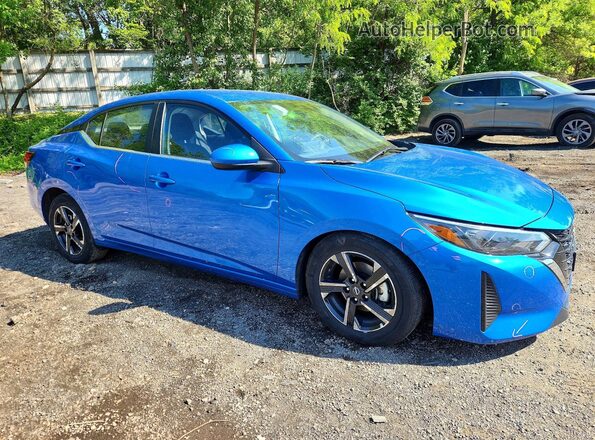 3N1AB8CVXSY291798 2025 NISSAN SENTRA Blue Front right