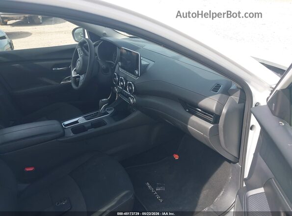 3N1AB8CVXSY323665 2025 NISSAN SENTRA White Вид салону спереду