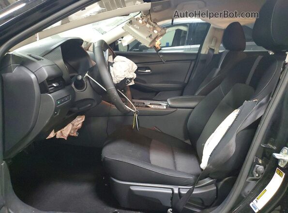 3N1AB8CVXSY381579 2025 NISSAN SENTRA Black Вид салону спереду