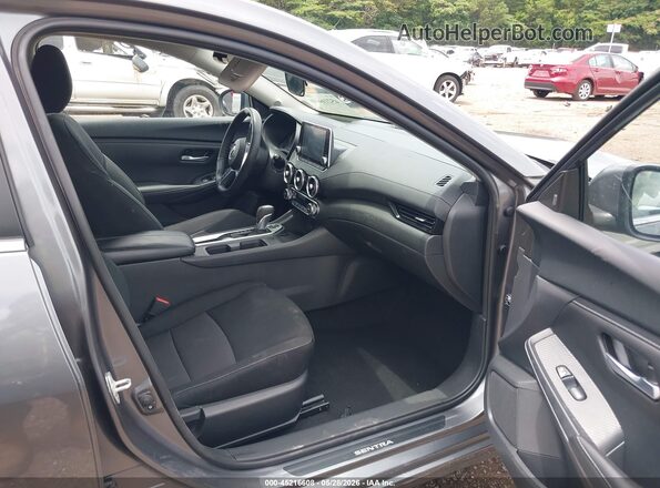 3N1AB8CVXSY401149 2025 NISSAN SENTRA Gray Widok wnętrza z przodu