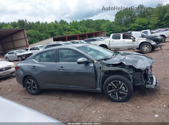 3N1AB8CVXSY401149 2025 NISSAN SENTRA Gray Widok wnętrza 360 stopni