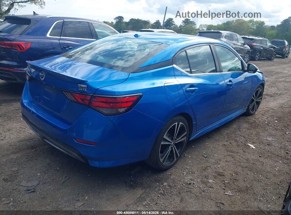 3N1AB8DV0MY203035 2021 NISSAN SENTRA Blue 