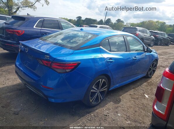 3N1AB8DV0MY203035 2021 NISSAN SENTRA Blue 