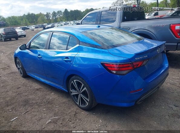 3N1AB8DV0MY203035 2021 NISSAN SENTRA Blue 