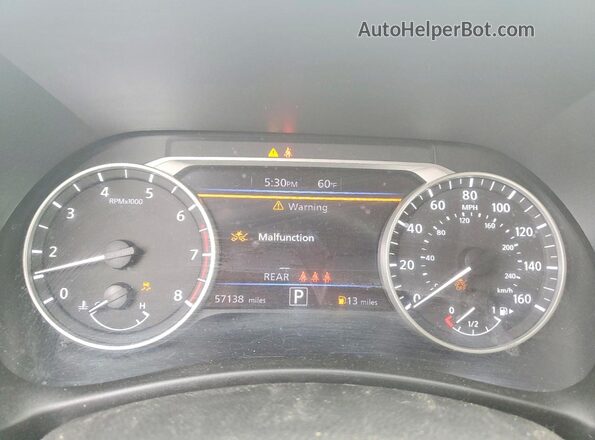 3N1AB8DV0MY301269 2021 NISSAN SENTRA Gray Սարքավորումների վահանակի տեսք