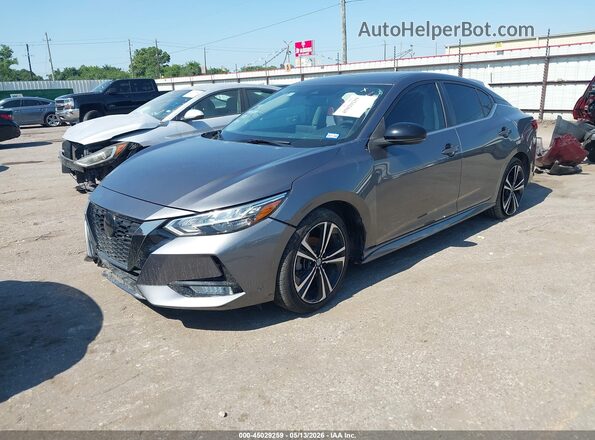 3N1AB8DV0MY328441 2021 NISSAN SENTRA Gray Vista tres cuartos delantera izquierda