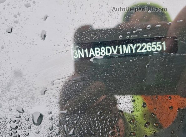 3N1AB8DV1MY226551 2021 NISSAN SENTRA White Շարժիչի բաժամունքի տեսք