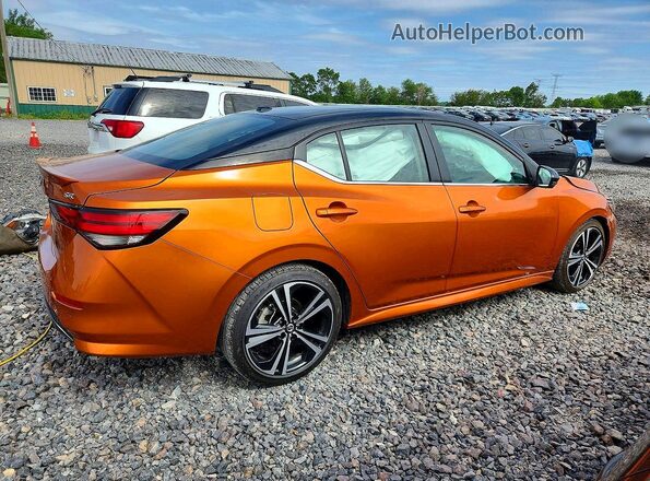 3N1AB8DV2MY266508 2021 NISSAN SENTRA Orange Tył prawy