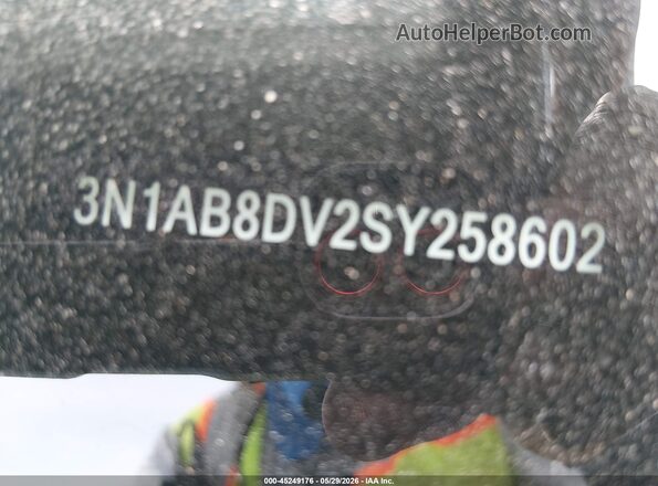 3N1AB8DV2SY258602 2025 NISSAN SENTRA White Вид підкапотного простору
