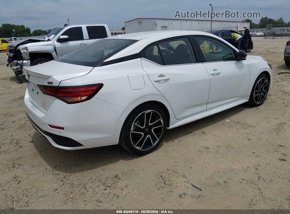 3N1AB8DV2SY258602 2025 NISSAN SENTRA White Задня права чверть