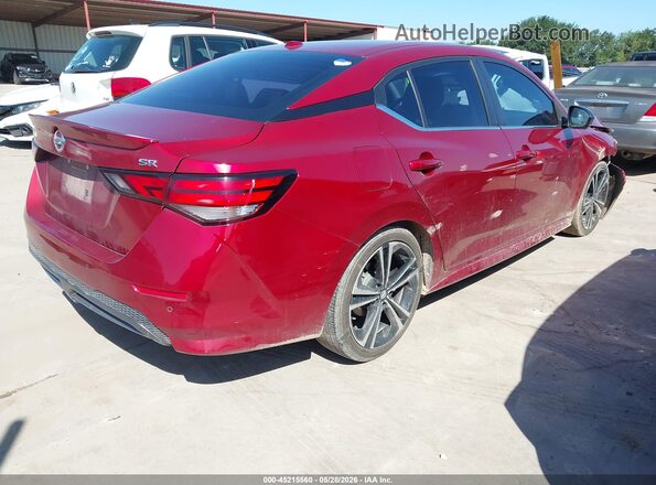 3N1AB8DV3MY243321 2021 NISSAN SENTRA Red Trasero derecho