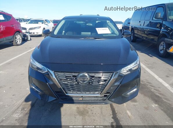 3N1AB8DV3MY280191 2021 NISSAN SENTRA Black ხელსაწყოთა პანელის ხედი
