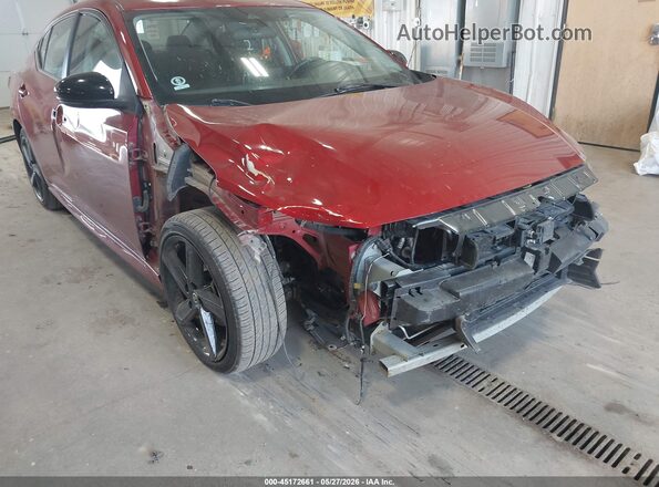 3N1AB8DV3MY321063 2021 NISSAN SENTRA Red წინა ხედი
