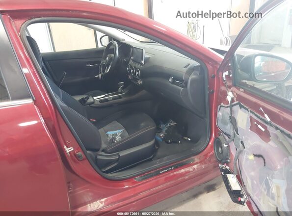 3N1AB8DV3MY321063 2021 NISSAN SENTRA Red წინა სალონის ხედი