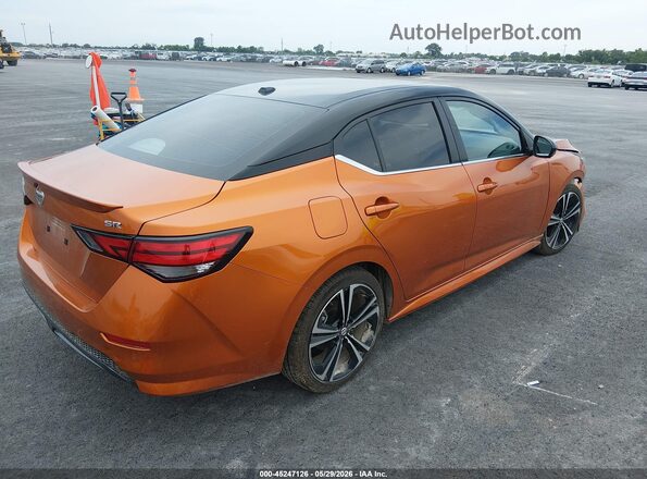 3N1AB8DV3PY291471 2023 NISSAN SENTRA Orange Trasero derecho