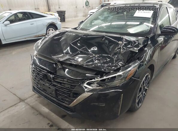 3N1AB8DV3SY203592 2025 NISSAN SENTRA Black Դիմացի տեսք