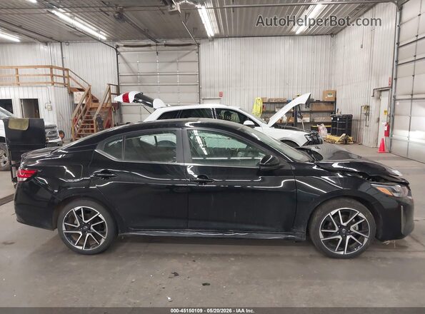 3N1AB8DV3SY203592 2025 NISSAN SENTRA Black Սալոնի 360 աստիճան տեսք