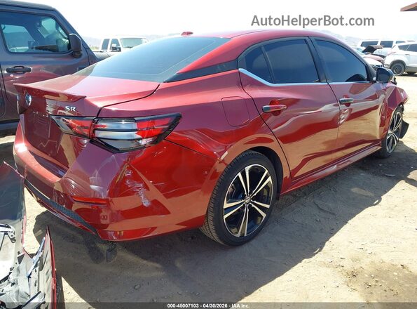 3N1AB8DV4LY218636 2020 NISSAN SENTRA Burgundy Trasero derecho