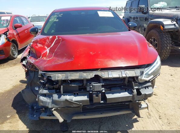 3N1AB8DV4LY218636 2020 NISSAN SENTRA Burgundy Vista frontal
