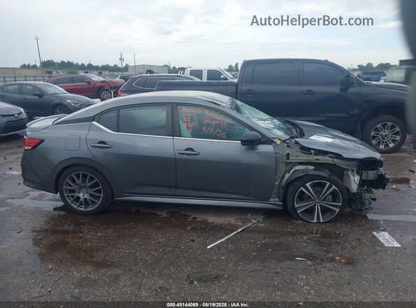 3N1AB8DV4MY298697 2021 NISSAN SENTRA Gray უკანა სალონის ხედი