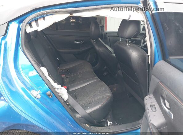 3N1AB8DV4RY295984 2024 NISSAN SENTRA Blue Widok naklejki z numerem VIN