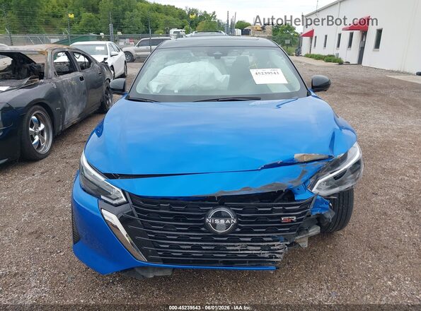 3N1AB8DV4RY295984 2024 NISSAN SENTRA Blue Widok wnętrza z tyłu