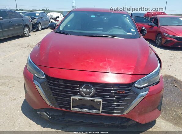 3N1AB8DV4RY385636 2024 NISSAN SENTRA Red Vista del cuadro de instrumentos