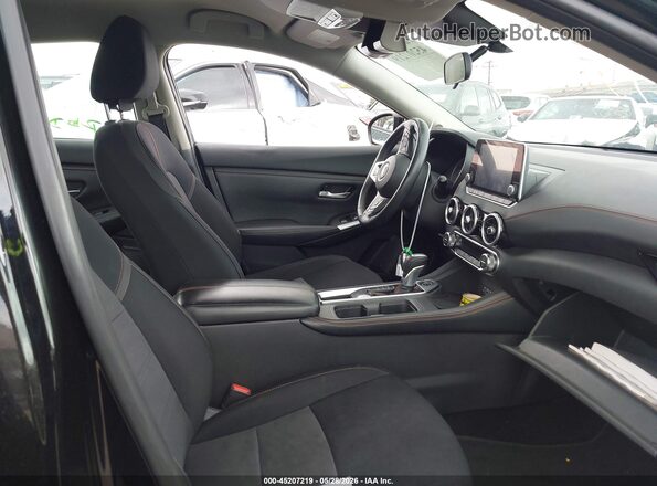 3N1AB8DV5MY219246 2021 NISSAN SENTRA Black წინა სალონის ხედი
