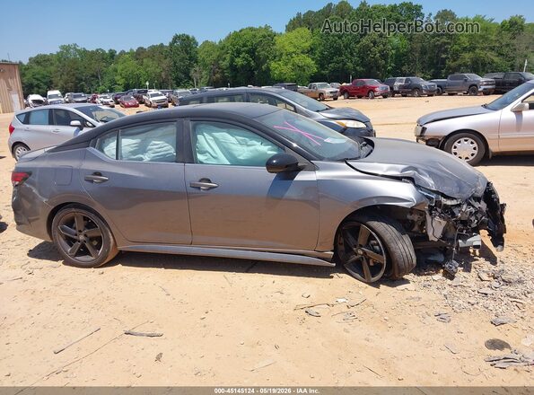 3N1AB8DV5NY277035 2022 NISSAN SENTRA Gray უკანა სალონის ხედი