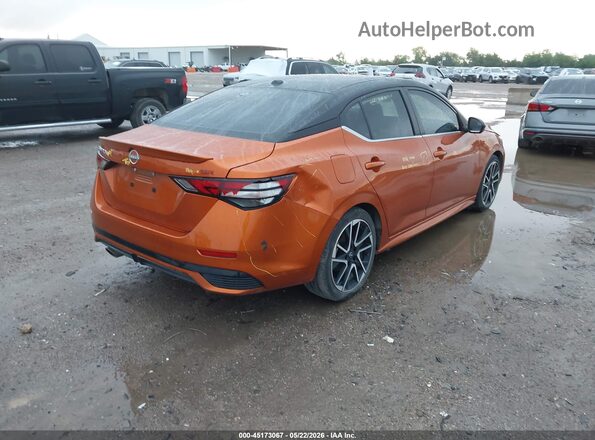 3N1AB8DV5SY284904 2025 NISSAN SENTRA Orange Rear right