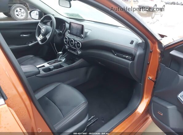 3N1AB8DV5SY284904 2025 NISSAN SENTRA Orange Front interior view
