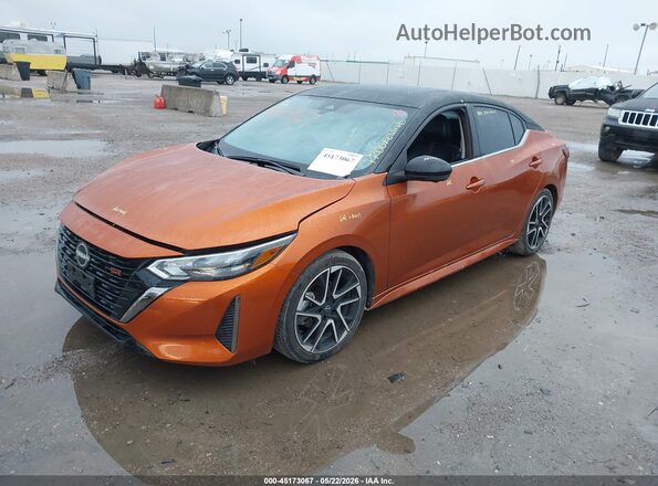 3N1AB8DV5SY284904 2025 NISSAN SENTRA Orange Front left
