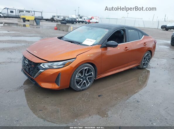 3N1AB8DV5SY284904 2025 NISSAN SENTRA Orange 360 interior view
