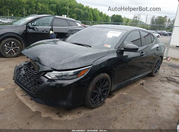 3N1AB8DV5SY294705 2025 NISSAN SENTRA Черный Передняя левая четверть