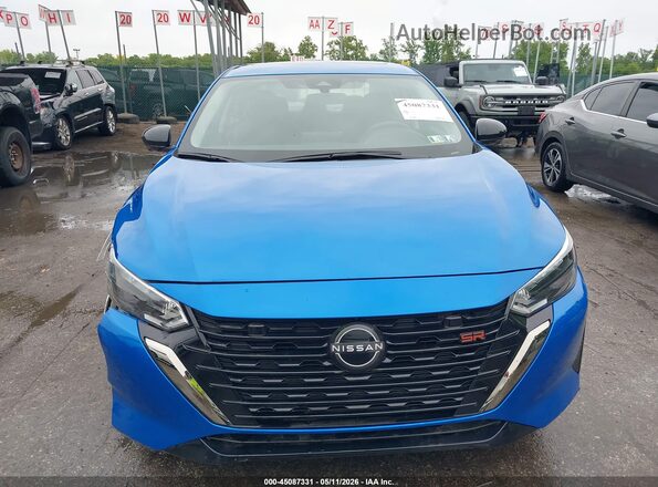 3N1AB8DV7SY268655 2025 NISSAN SENTRA Синий Вид щитка приборов