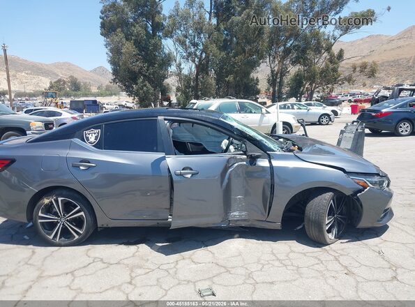 3N1AB8DV8PY283768 2023 NISSAN SENTRA Gray Вид щитка приладів