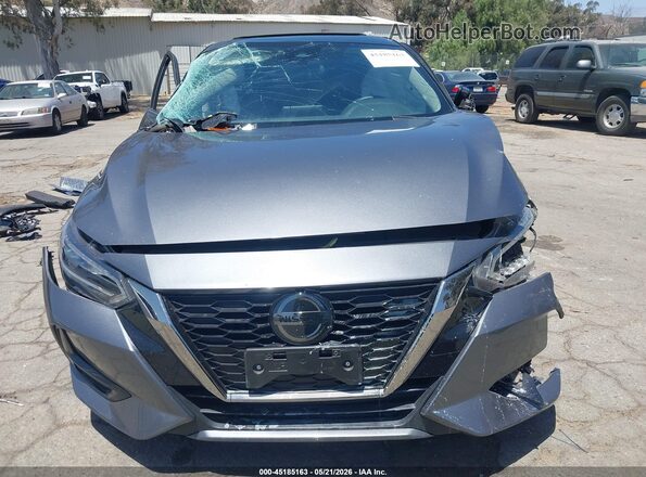 3N1AB8DV8PY283768 2023 NISSAN SENTRA Gray Вид панелі приладів