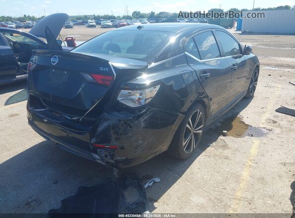 3N1AB8DVXMY219100 2021 NISSAN SENTRA Black უკანა მარჯვენა