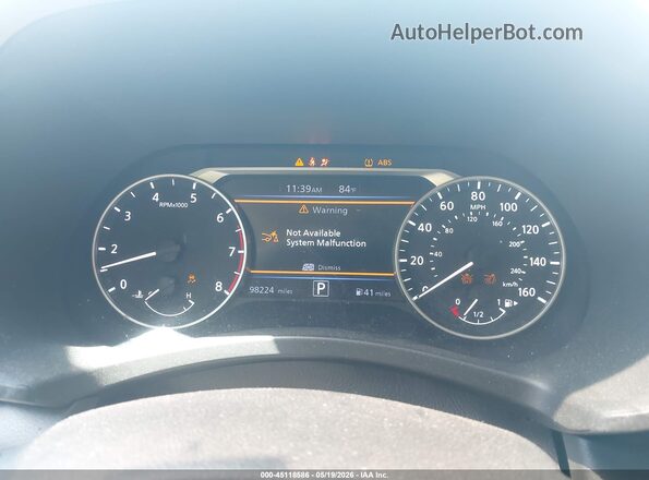 3N1AB8DVXMY258303 2021 NISSAN SENTRA Blue Widok tylnych siedzeń