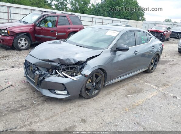 3N1AB8DVXMY313963 2021 NISSAN SENTRA Gray Vista tres cuartos delantera izquierda